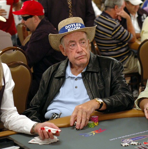 doyle brunson a un torneo live