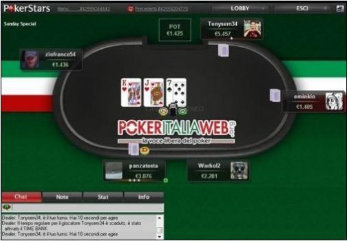 tavolo da poker online marcato piw