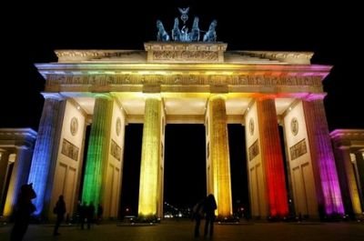 La celebre Porta Di Badenburgo, a Berlino