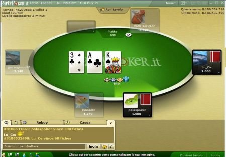 Tavolo di poker online