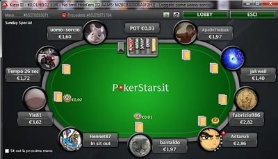 Tavolo cash game