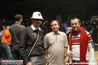 Martin Staszko, al centro, insieme ai connazionali Hruby e Palovic