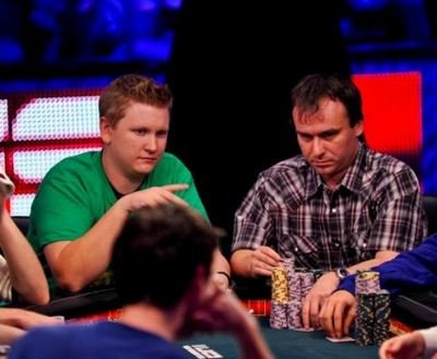 Martin Staszko al tavolo con Ben Lamb