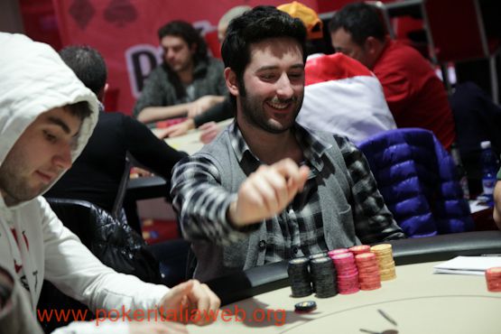 Alessio Sardone, chipleader a fine Day1B con 166.300 chips Alessio Sardone, chipleader a fine Day1B con 166.300 chips