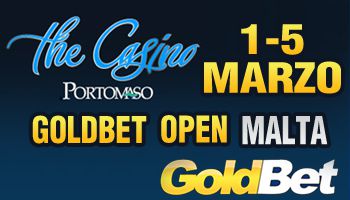 GoldBet Open Malta: seguilo in diretta su PIW dall’1 al 5 Marzo