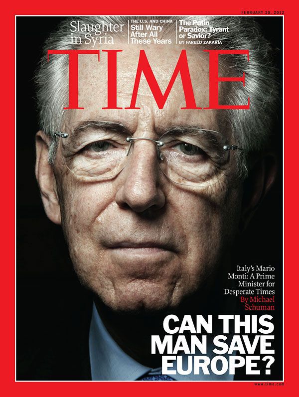 Il Time ha elogiato Mario Monti