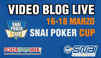 Snai Poker Cup Finale: seguila su PIW dal 16 al 18 Marzo 2012