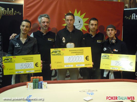 La premiazione della 4a tappa APC
