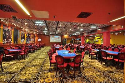 La poker room del Casinò Perla