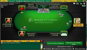 Analisi traffico poker cash game Italia di inizio settimana
