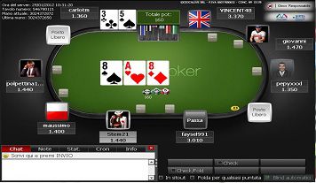 Nel mercoledì sera del poker online brilla newfrezeer