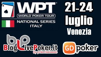 WPT National Series Venezia: dalle 19 in diretta su Piw