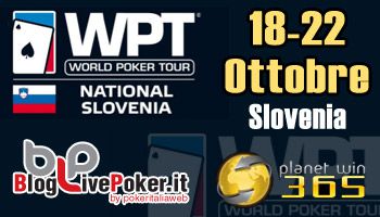 WPT National Slovenia su PIW dal 18 al 22 ottobre
