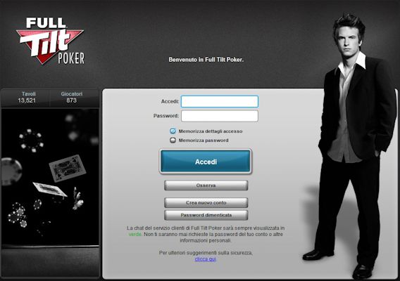 La nuova lobby di Full Tilt Poker