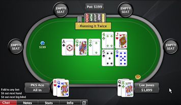 ‘Run It Twice’: su PokerStars.com arriva il primo tavolo real money