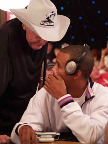 Doyle Brunson con Phil Ivey