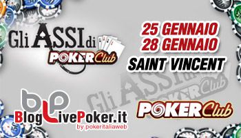 Gli Assi di PokerClub: segui il Blog Live PIW dal 25 al 28 gennaio