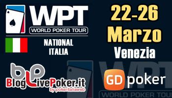 WPTN Venezia Gd Poker: dal 22 al 26 marzo su PIW