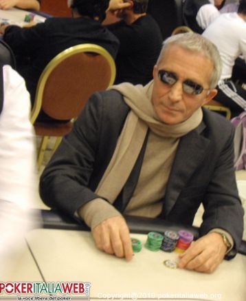 Nicolò Calia durante una tappa dell'EPT