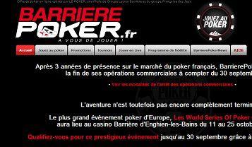 Francia: chiude la poker room online del gruppo Barriere
