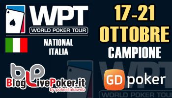 Dal 17 ottobre segui il WPT National a Campione con il blog live di PIW