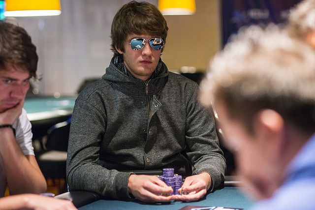 Il chip leader Severin Schleser