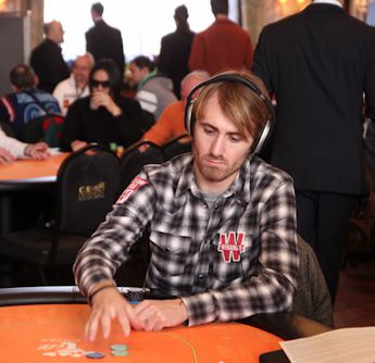 Lacay durante una tappa italiana del WPT