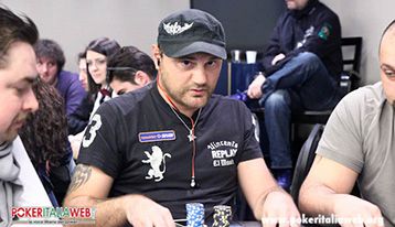 Taddia in versione poker live
