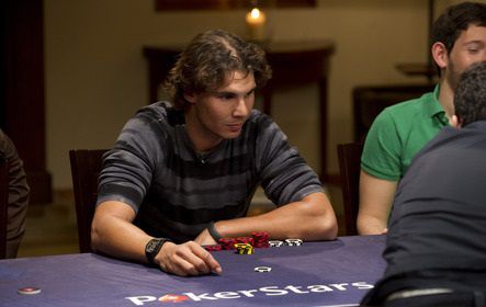 Rafael Nadal al tavolo