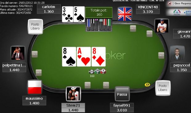 Uno dei tavoli iPoker