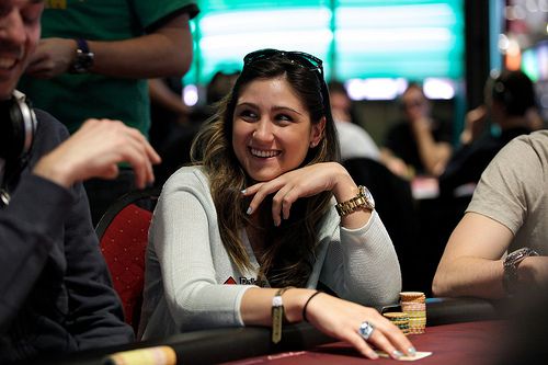 La Marquez in un evento del WPT