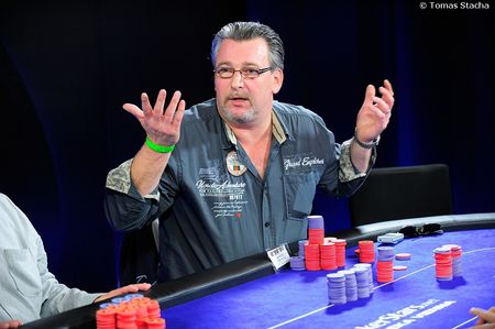 Markus Stöger in una foto del blog di PokerStars