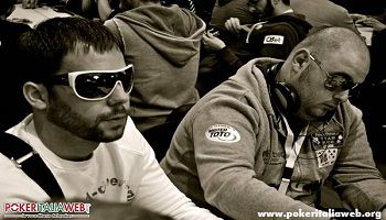 Gagliardi in un evento di poker live