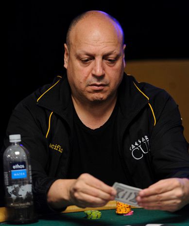 L'italo-australiano durante l'evento WSOP
