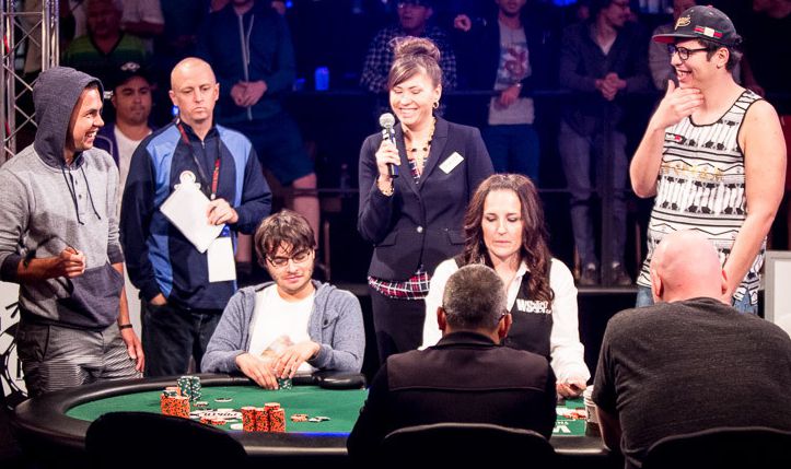 Mustacchione al fina table WSOP