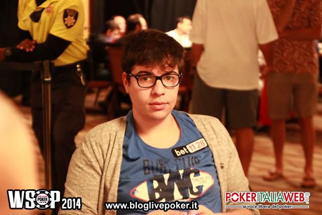 Mustacchione durante le WSOP