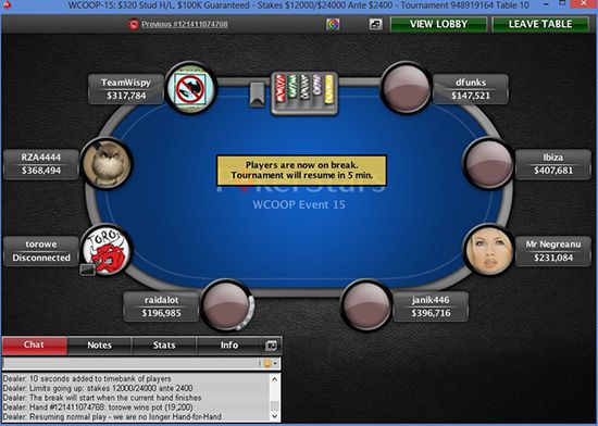 'Mr Negreanu' in action durante le WCOOP