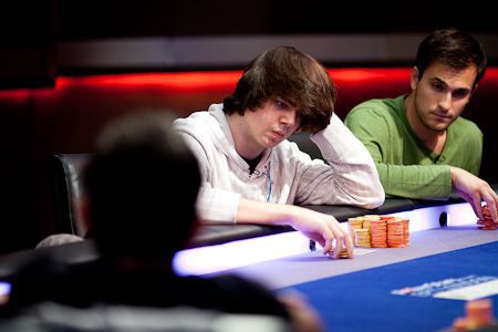 Spindler durante una tappa dell'EPT