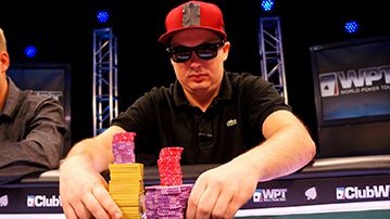 Volpe durante un altro evento del WPT
