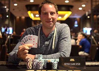 Jonas Mackoff, il vincitore del torneo