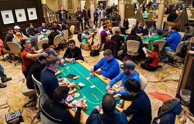 La poker room del Borgata di Atlantic City 