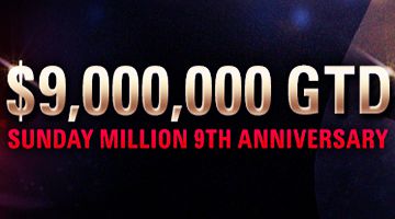 Sunday Million 9th Anniversary