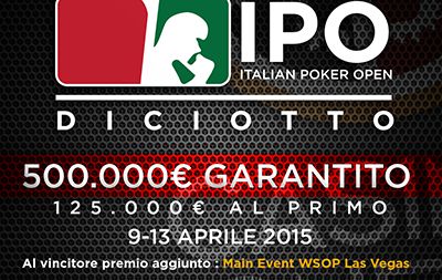 Italian Poker Open 18