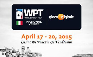 WPT National: dal 17 al 20 aprile a Venezia