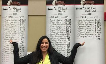 Poker live: Angela Jordison vince tre tornei di fila in un weekend