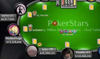 Poker online MTT: Boom di iscritti (104.939) per il Sunday Storm da $1 milione garantito