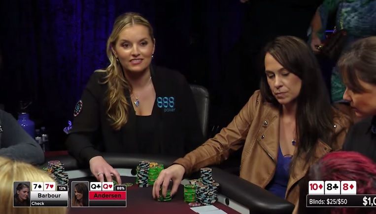 Vanessa Selbst e Lily Kiletto danno spettacolo in un tavolo tutto femminile