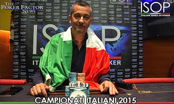 Poker live: ISOP, Daniele Scatragli vince il Campionato Italiano Bounty