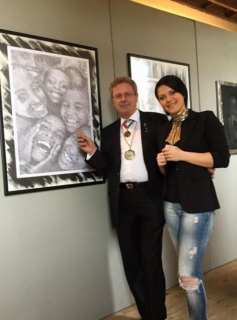 Nicole Noroc in versione 'artista'