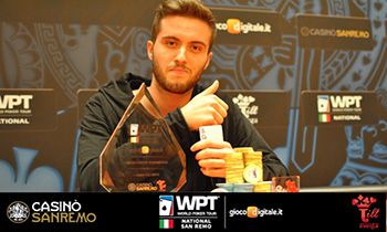 WPT National Sanremo, vince il giovanissimo Denis Karakashi. Quarto Francesco De Vivo